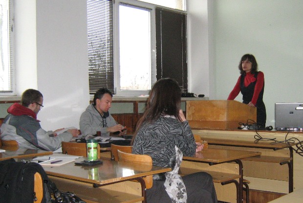 Презентация на г-жа Илга Иванова пред студенти от Добруджанския технологичен колеж