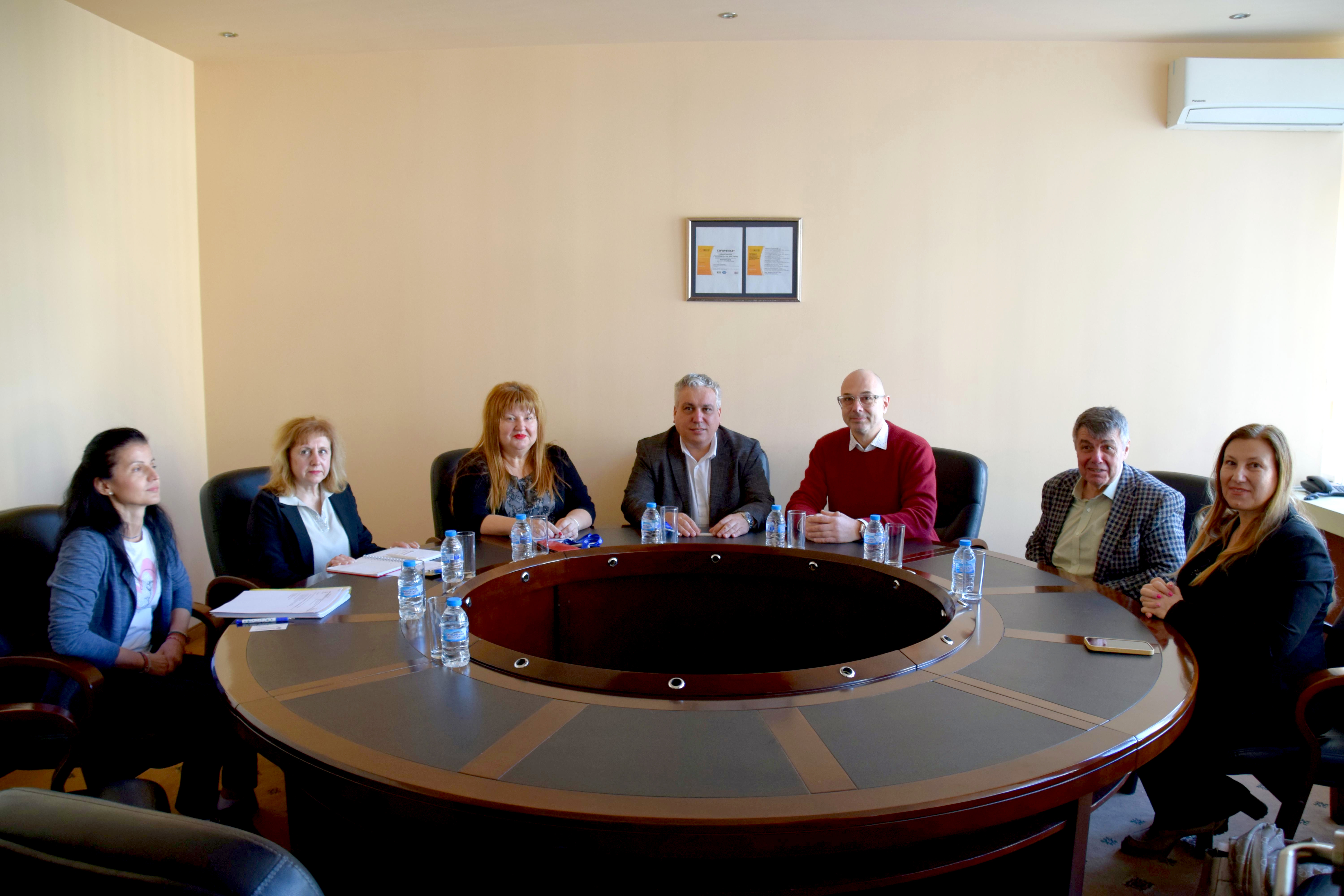 Първа среща между председателите на Националния статистически институт и Камарата на строителите в България