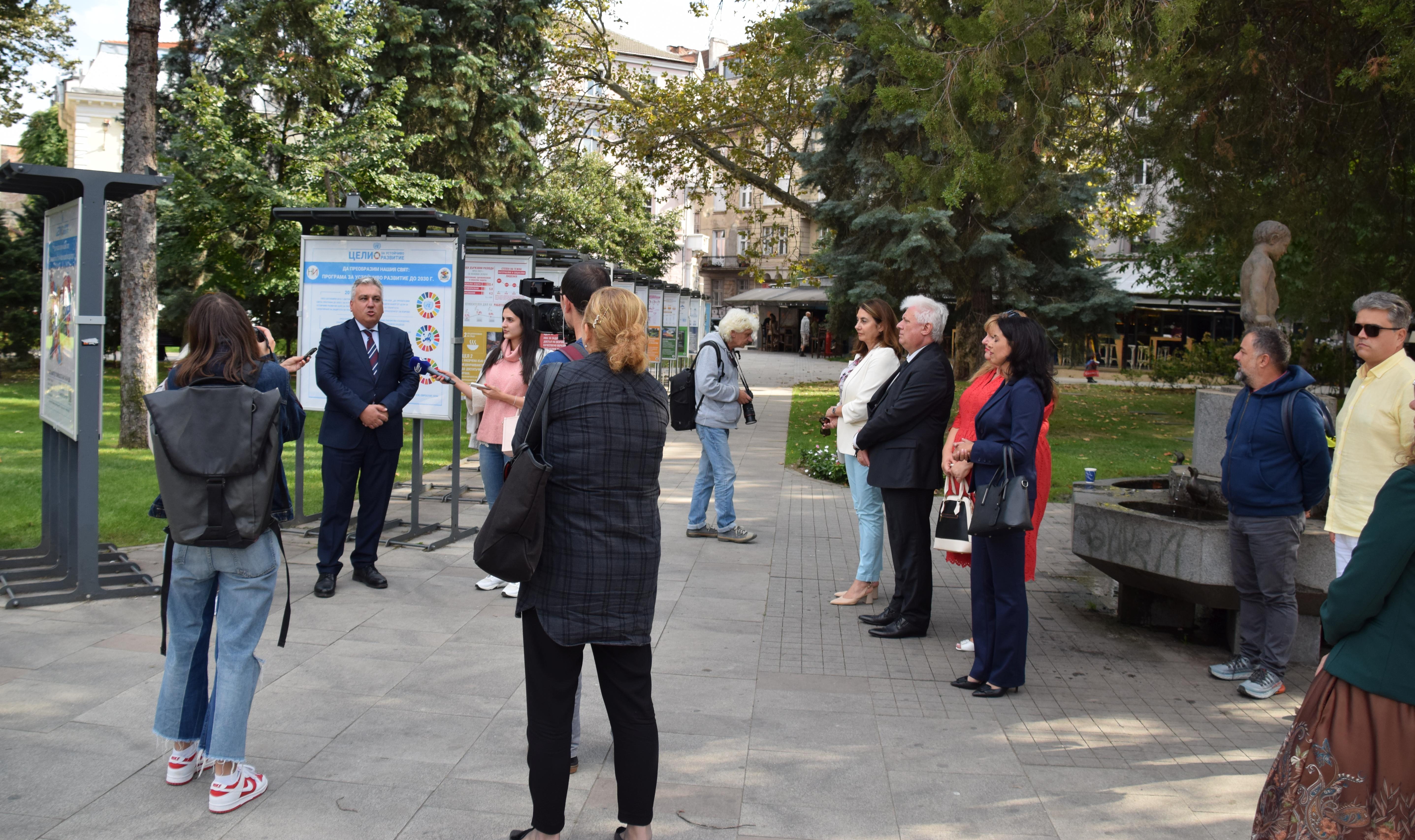 NSI outdoor exhibition “Transforming Our World. Sustainable Development Goals 2030” until 16 October in Sofia