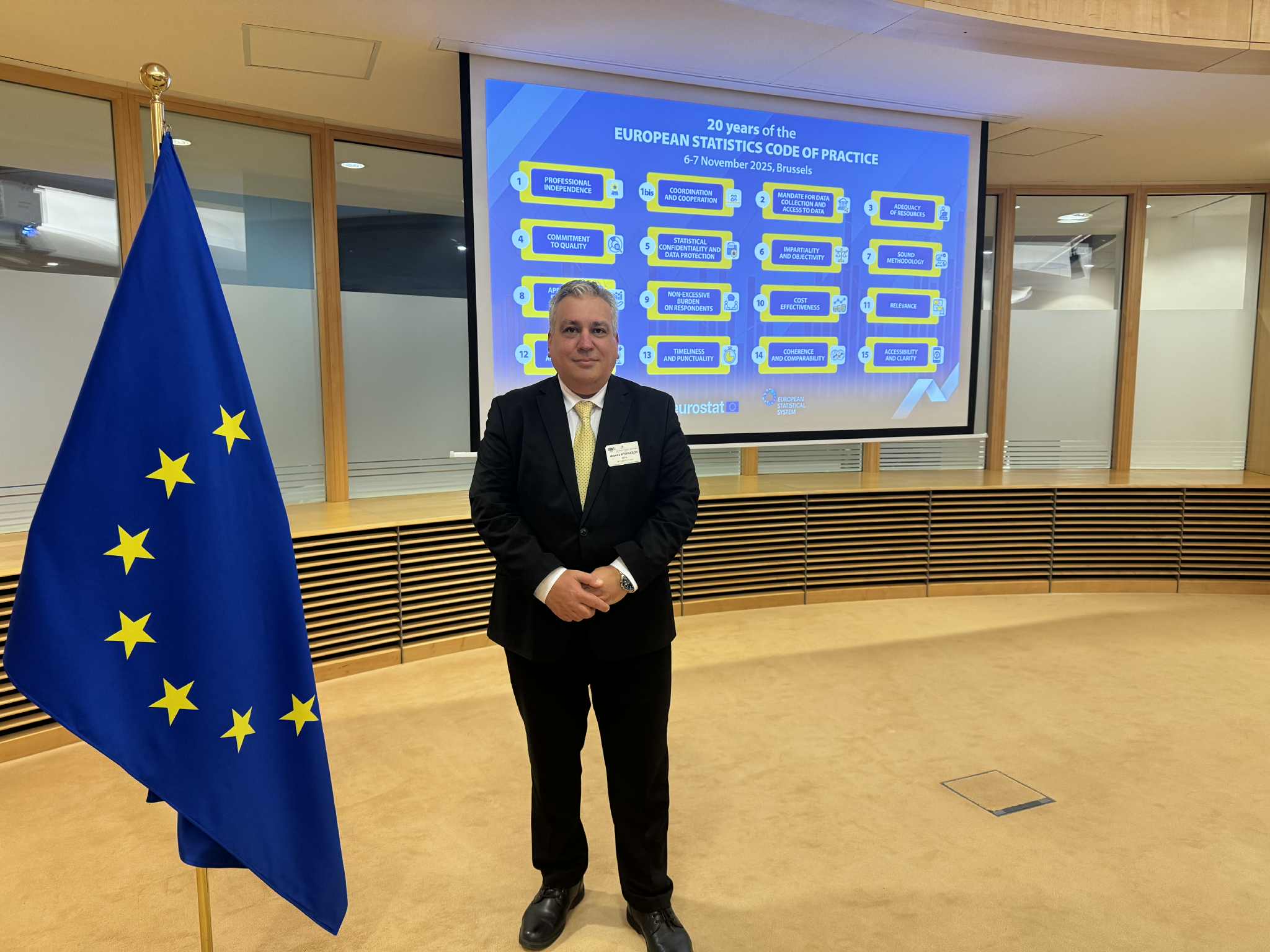 The President of the NSI participated as a panelist in an event, dedicated to the 20th anniversary of the establishment of the European Statistics Code of Practice
