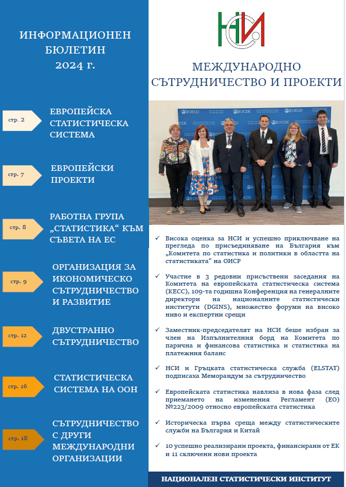 Electronic newsletter on the international activity of NSI in 2024