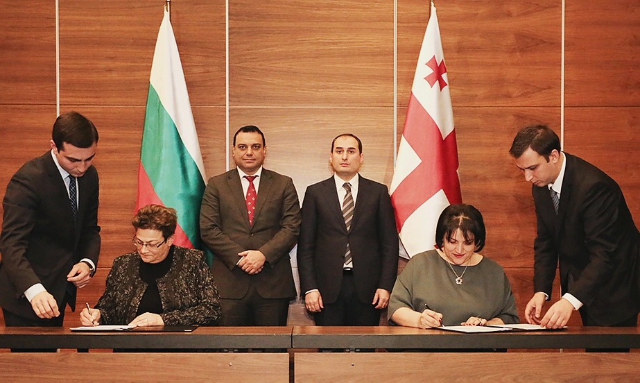 The National Statistical Institute of the Republic of Bulgaria and the National Statistics Office of Georgia signed an Agreement on cooperation in the field of statistics