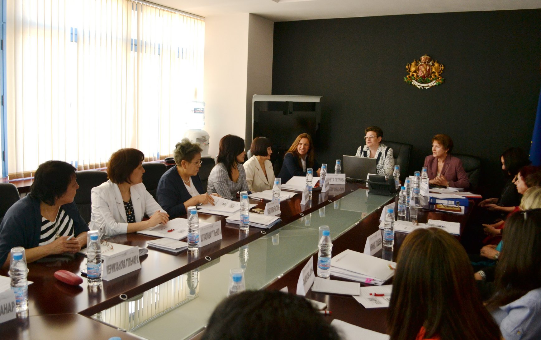 A delegation from the Committee on Statistics of the Republic of Kazakhstan on a visit to the National Statistical Institute of Bulgaria