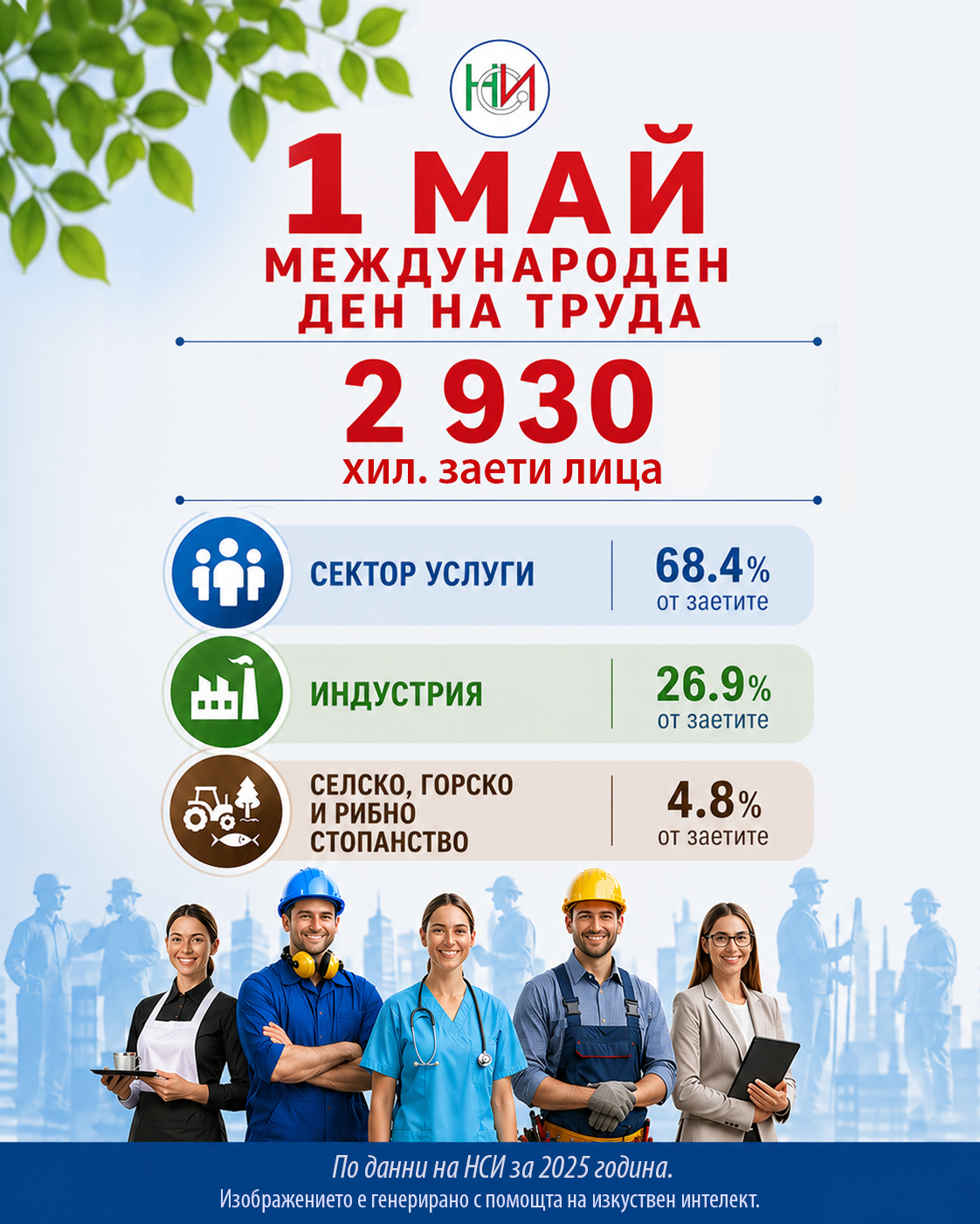 1 май - Ден на труда и на международната работническа солидарност
