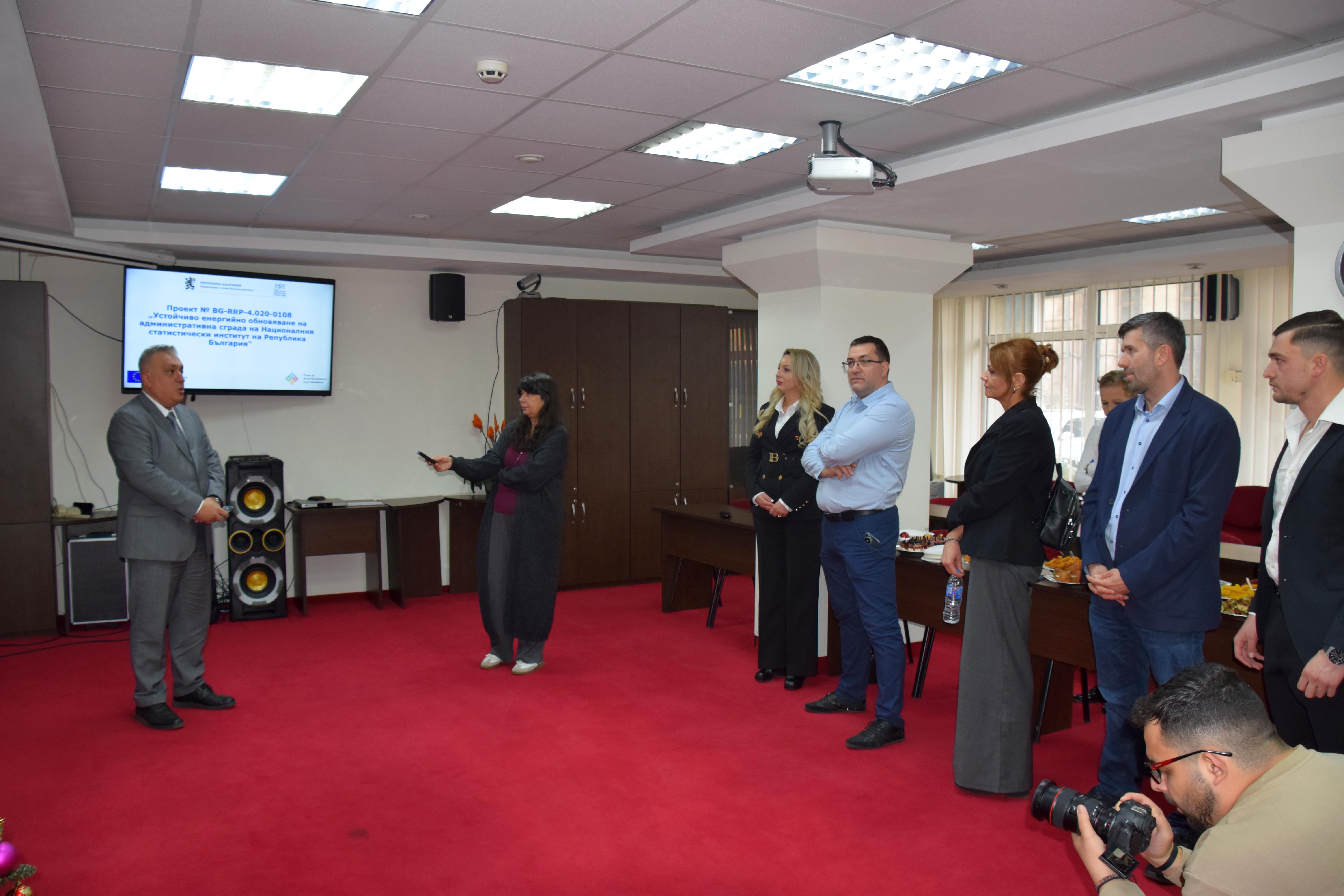 Започна санирането на сградата на Националния статистически институт с европейски средства