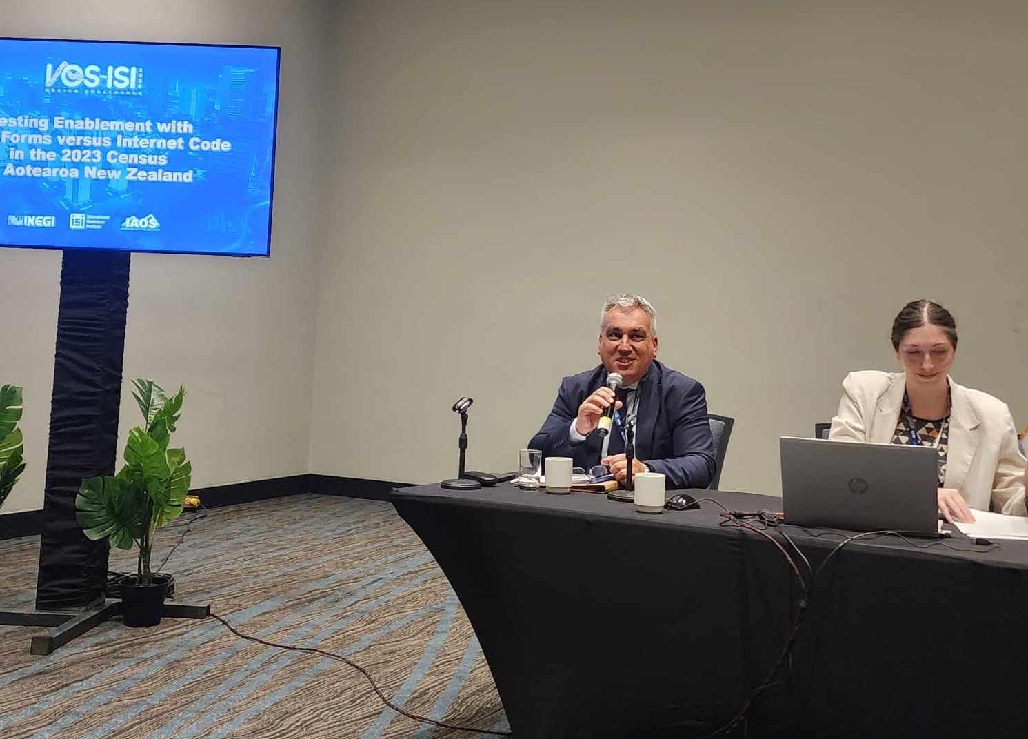 The President of NSI chaired a panel session during the 19th Conference of the International Association of Official Statistics 