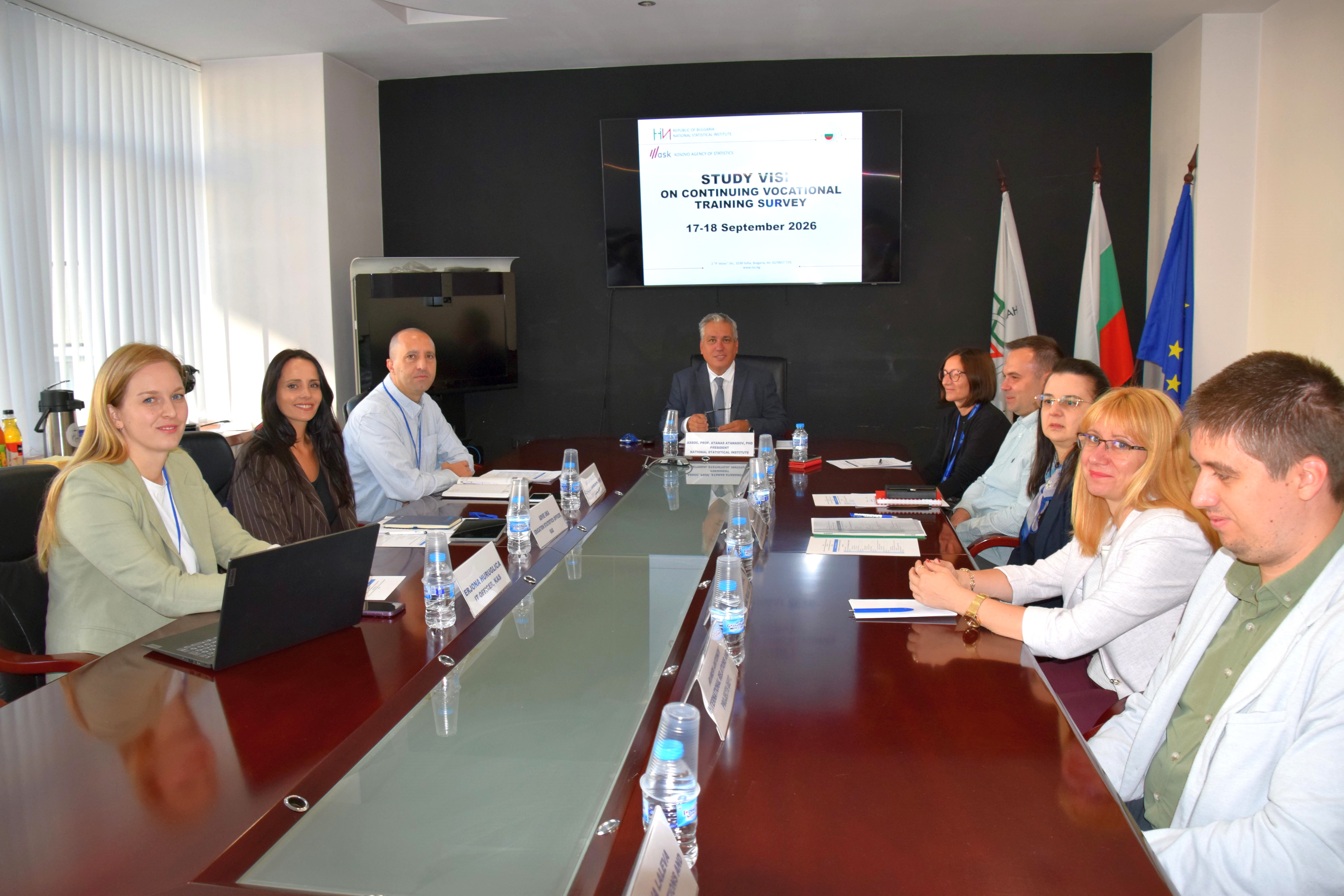 Experts from the NSI Trained Statisticians from Kosovo