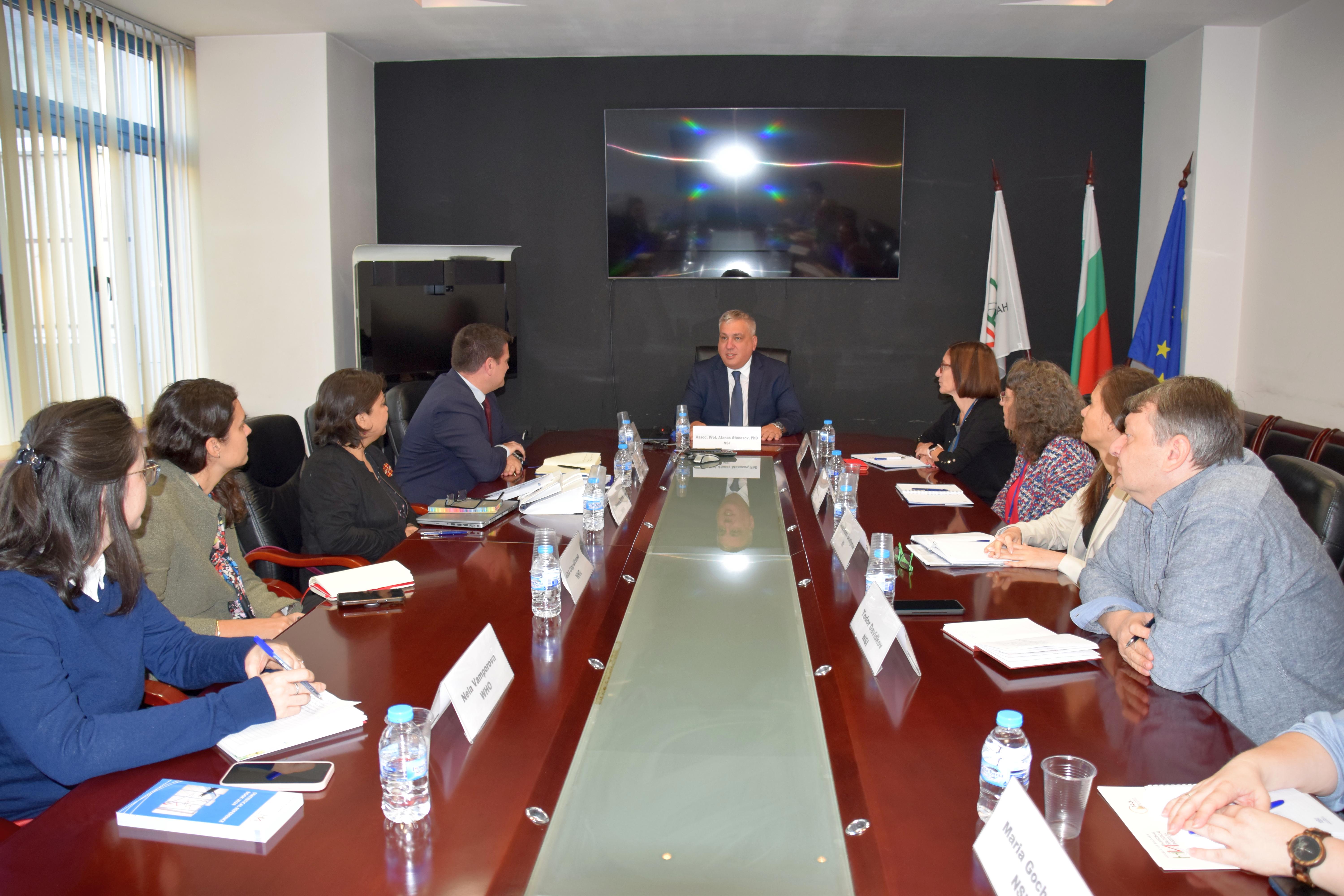 A team from the World Health Organization Regional Office for Europe visited NSI