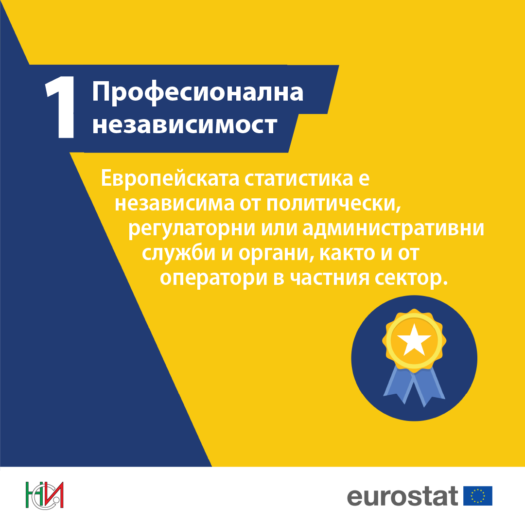 Професионална независимост - първи принцип от Кодекса на Европейската статистическа практика