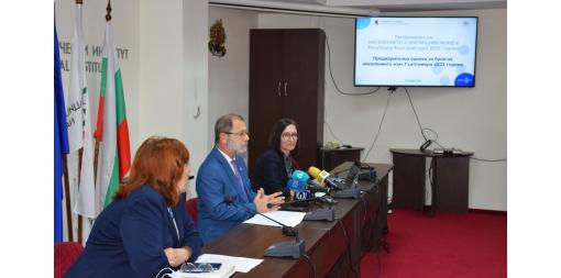 По предварителна оценка населението на България е 6,5 млн. души, окончателни данни от преброяването ще има в края на 2022