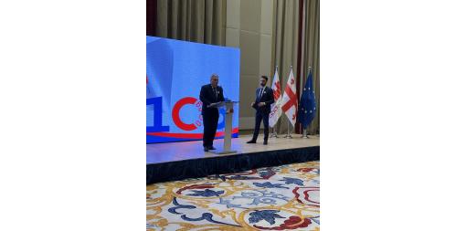 NSI management took part in a conference dedicated to the 105th anniversary of the National Statistics Office of Georgia
